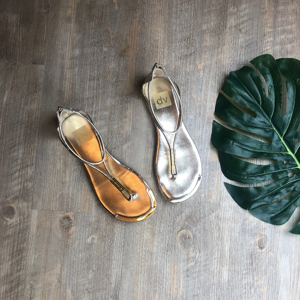 Dolce Vita Gold Sandals Size 7